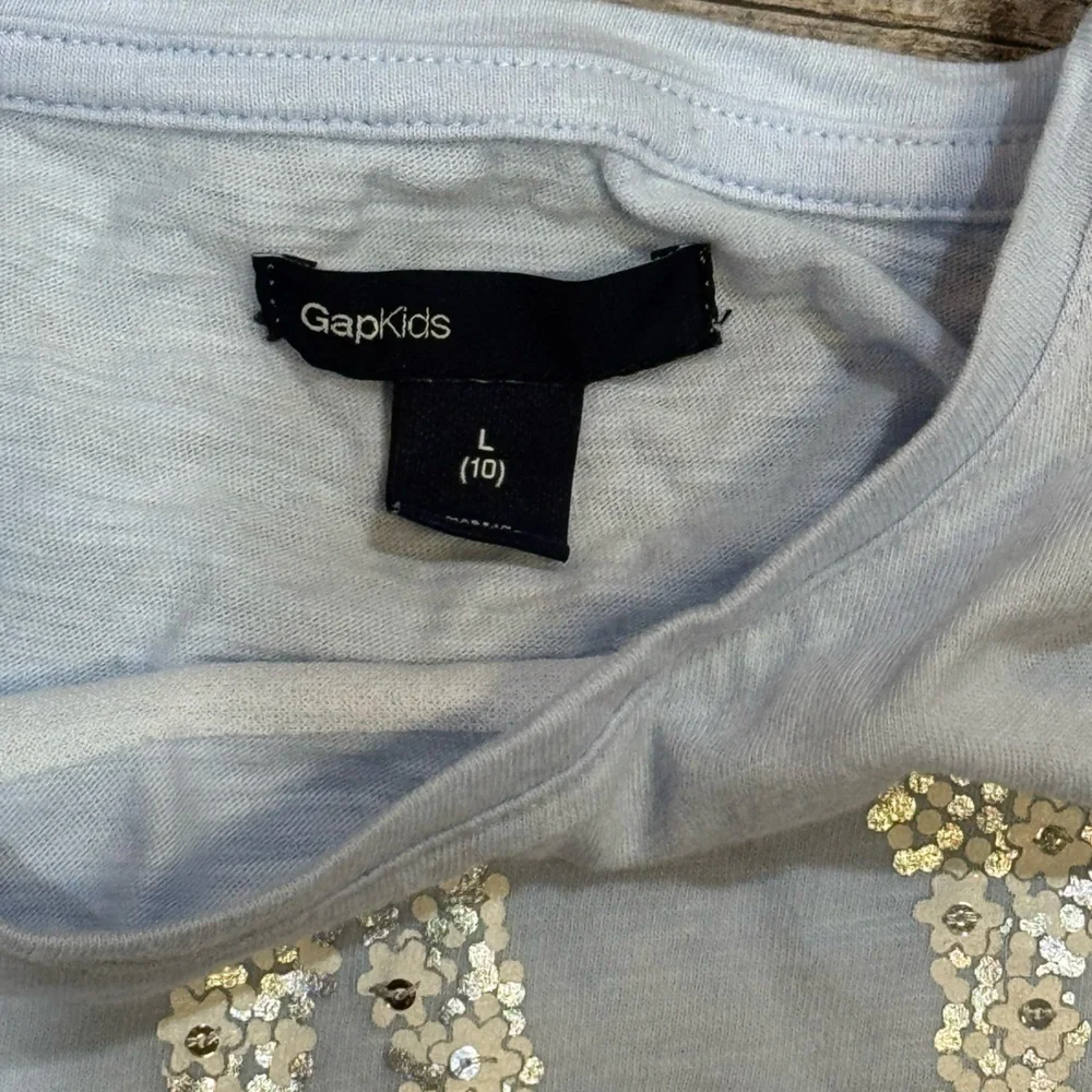 GAP Blue Short Sleeve Tee Classic Crew Neck​